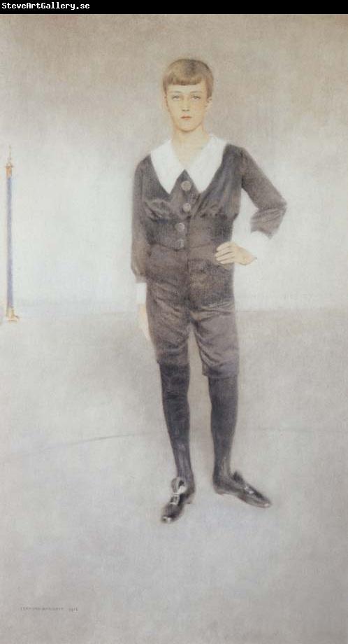 Fernand Khnopff Portrait of His Royal Highness Prince Leopold of Belgium Duke of Brabant